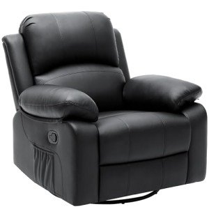 Oversized Heat and Massage Rocker Recliner Chair