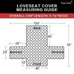 Reversible Loveseat Cover for Dogs - Chocolate/Beige