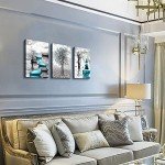 Modern 3-Piece Black and White Canvas Art Set