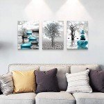 Modern 3-Piece Black and White Canvas Art Set