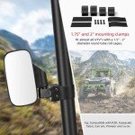 Adjustable UTV Side and Center Mirrors for Polaris