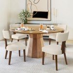 LUE BONA Set of 4 Mid Century Dining Chairs