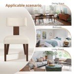 LUE BONA Set of 4 Mid Century Dining Chairs