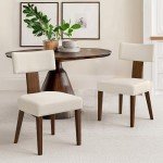 LUE BONA Set of 4 Mid Century Dining Chairs