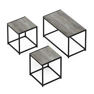 Modern Coffee Table Set with 2 End Tables