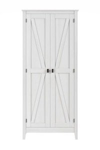 Farmington 31.5" Wide Ivory Pine Storage Cabinet