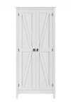Farmington 31.5" Wide Ivory Pine Storage Cabinet