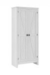 Farmington 31.5" Wide Ivory Pine Storage Cabinet