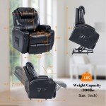 Power Lift Recliner Chair with USB and Remote