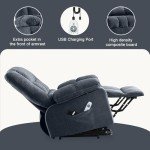 Power Lift Recliner Chair with Heat and Massage