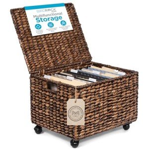 BIRDROCK HOME Rolling File Cabinet with Wheels
