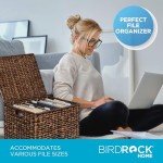 BIRDROCK HOME Rolling File Cabinet with Wheels