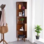 Industrial Corner Cube Bookshelf for Home Office