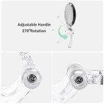 30X Magnifying Travel Mirror with Handle