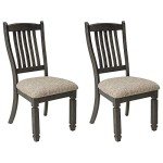 Tyler Creek Antique Black Dining Chairs, Set of 2