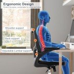 Ergonomic Office Chair with Lumbar Support and Comfort