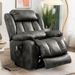 Comfortable Dual Motor Reclining Massage Chair - Gray