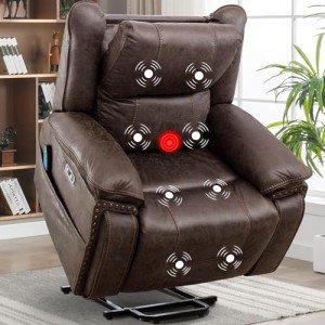 CANMOV Power Lift Recliner Chair with Massage & Heat