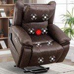 CANMOV Power Lift Recliner Chair with Massage & Heat