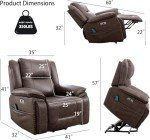 CANMOV Power Lift Recliner Chair with Massage & Heat