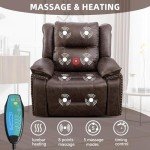 CANMOV Power Lift Recliner Chair with Massage & Heat