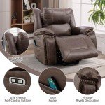 CANMOV Power Lift Recliner Chair with Massage & Heat