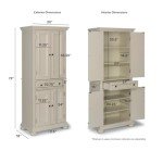 Dover White Adjustable Shelf and Drawer Storage Unit