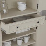 Dover White Adjustable Shelf and Drawer Storage Unit