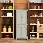 Dover White Adjustable Shelf and Drawer Storage Unit