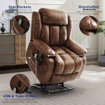 Power Lift Recliner Chair with Massage & Heating