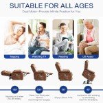 Power Lift Recliner Chair with Massage & Heating