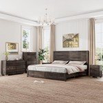Farmhouse 5-Piece King Bedroom Furniture Set