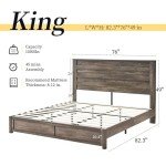 Farmhouse 5-Piece King Bedroom Furniture Set