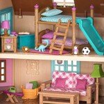 Li'l Woodzeez Bunk Beds Playset - 18pc Toy Set