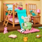 Li'l Woodzeez Bunk Beds Playset - 18pc Toy Set
