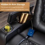 Power Recliner Chair with USB Ports & Cup Holders