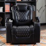 Power Recliner Chair with USB Ports & Cup Holders