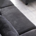Reversible Modular Sectional Sofa with Ottoman