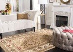 Lyndhurst Collection Beige & Ivory Area Rug 5'3" x 7'6