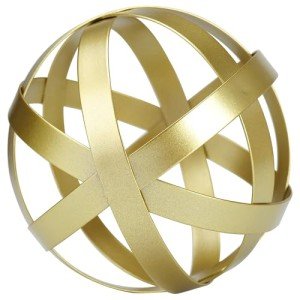 Gold Decorative Ball Figurine for Home Decor