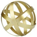 Gold Decorative Ball Figurine for Home Decor