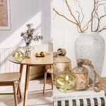 Gold Decorative Ball Figurine for Home Decor