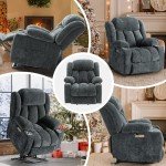 Power Lift Recliner Chair with Heat & Massage