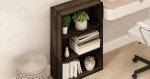 Furinno Pasir 3-Tier Bookcase in Walnut