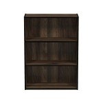 Furinno Pasir 3-Tier Bookcase in Walnut