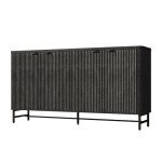 Modern 65" Buffet Cabinet with Adjustable Shelves