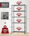 5-Tier Heavy Duty Metal Storage Shelves