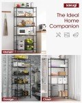 5-Tier Heavy Duty Metal Storage Shelves