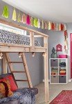 White 6-Cube Storage Shelf Organizer with Back Panel