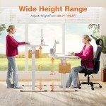 Sweetcrispy Adjustable Height Standing Desk - 55"x24